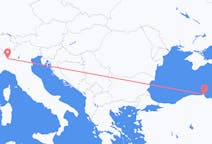 出发地 土耳其出发地 锡诺普目的地 意大利米蘭的航班