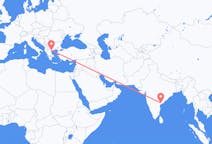 Flyreiser fra Vijayawada, India til Thessaloniki, Hellas