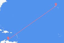 Flights from Willemstad to Terceira