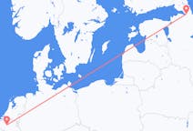 Vluchten van Sint-Petersburg, Rusland naar Brussel, België