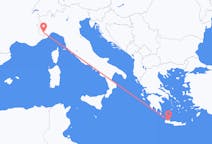 Flights from Cuneo, Italy to Chania, Greece
