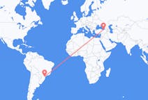 Flyg från Curitiba, Brasilien till Trabzon, Turkiet