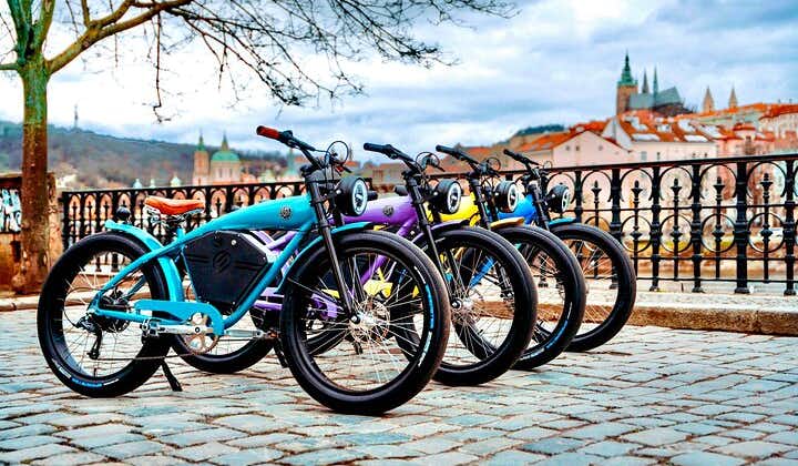 Grand City Tour on fat eBike CAFE-RACER in Prague