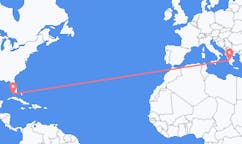 Flyreiser fra Key West, USA til Patras, Hellas