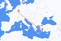 Flyreiser fra Saarbrücken, Tyskland til Dalaman, Tyrkia