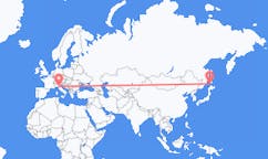 Flyreiser fra Wakkanai, Japan til Firenze, Italia