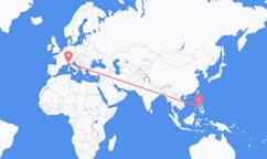 Flyreiser fra Kalibo, Filippinene til Genova, Italia