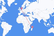 Flyreiser fra Île Sainte-Marie, Madagaskar til Amsterdam, Nederland