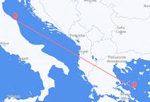 Fly fra Ancona til Skiros