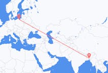 Flights from Agartala, India to Gdańsk, Poland