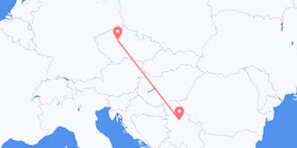 セルビアからチェコへのフライト