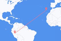 Flyreiser fra Pucallpa, Peru til Funchal, Portugal