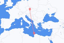 Flights from Benghazi to Vienna