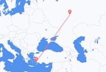 Flights from Saransk, Russia to Bodrum, Turkey