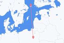 Flights from Mariehamn to Warsaw