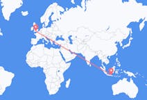 Flyrejser fra Surabaya, Indonesien til Bournemouth, England