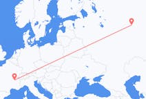 Flights from Kirov, Russia to Lyon, France