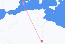 Flights from Djanet, Algeria to Ibiza, Spain