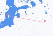Flyreiser fra Visby, Sverige til Moskva, Russland