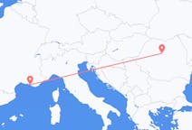 Flyrejser fra Marseille, Frankrig til Târgu Mureș, Rumænien