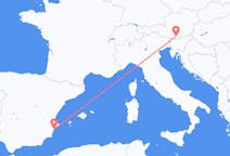 Flights from Alicante in Spain to Klagenfurt in Austria