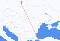Flyreiser fra Warszawa, til Istanbul