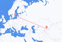 Flyreiser fra Bisjkek, Kirgisistan til Visby, Sverige