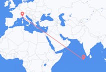 Flyreiser fra Malé, til Genova
