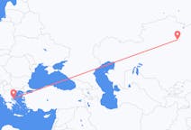 Flights from Nur-Sultan to Skiathos