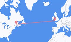 Flyreiser fra Presque Isle, USA til Newquay, England