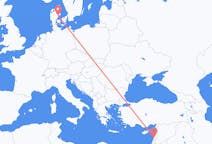 Flyrejser fra Beirut, Lebanon til Aarhus, Danmark