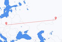 Flyg från Qostanaj, Kazakstan till Katowice, Polen