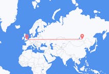 Flights from Chita, Russia to London, the United Kingdom