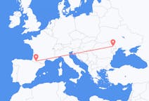 Flyreiser fra Chișinău, Moldova til Lourdes, Frankrike