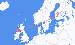 Vols de Tampere, Finlande à Derry, Irlande du Nord