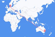 Flyreiser fra Moruya, Australia til Hamburg, Tyskland
