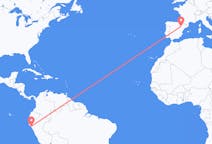 Flights from Chiclayo, Peru to Zaragoza, Spain