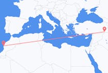 Fly fra Essaouira til Şırnak