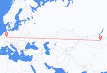 Lennot Ulaanbaatarista Frankfurtiin
