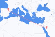 出发地 沙特阿拉伯从 乌拉目的地 西班牙萨拉戈萨的航班