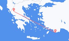 Vluchten van Kastellorizo naar Ioannina