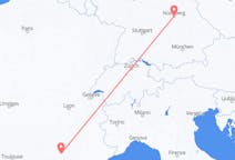 Flights from Nîmes, France to Nuremberg, Germany