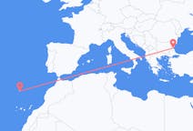 Flyreiser fra Burgas, Bulgaria til Funchal, Portugal