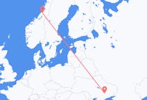 Flights from Zaporizhia, Ukraine to Namsos, Norway
