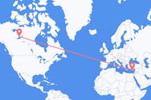 Flyrejser fra Yellowknife til Pafos