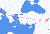 Flyg från Brindisi till Şırnak