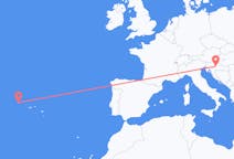 Flights from Flores Island, Portugal to Zagreb, Croatia