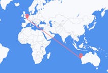 Flyrejser fra Carnarvon, Australien til Paris, Frankrig