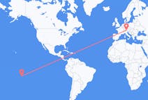 Flyrejser fra Kaukura, Fransk Polynesien til Innsbruck, Østrig