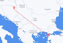 来自波斯尼亚和黑塞哥维那图兹拉目的地 土耳其恰纳卡莱的航班